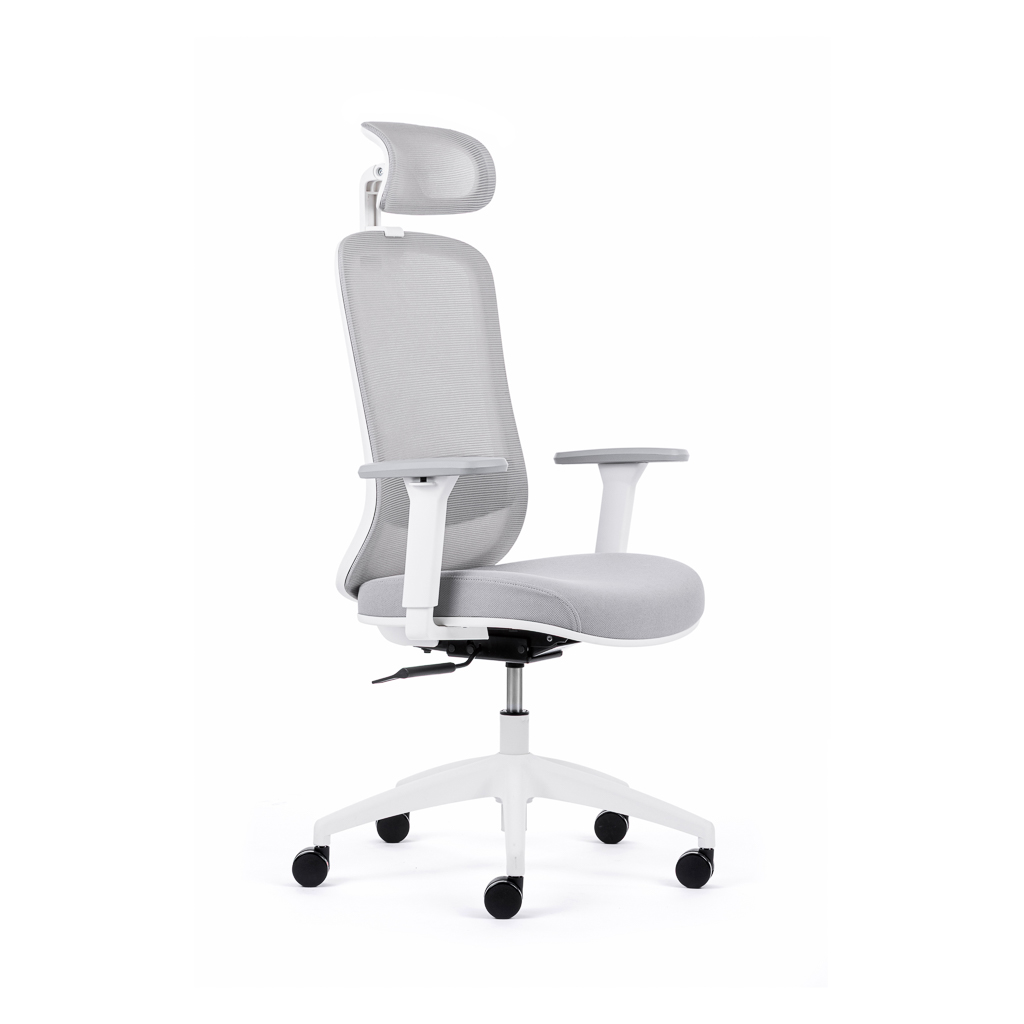 EcoChair 3 - Ergonomischer Bürostuhl, Weiss
