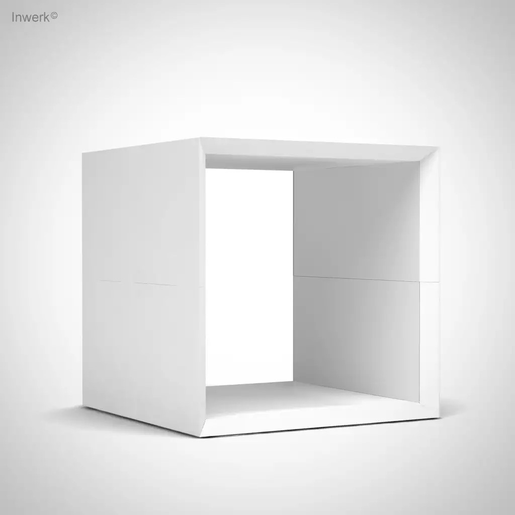 Masterbox® B 40 x H 40 cm offen, Weiss