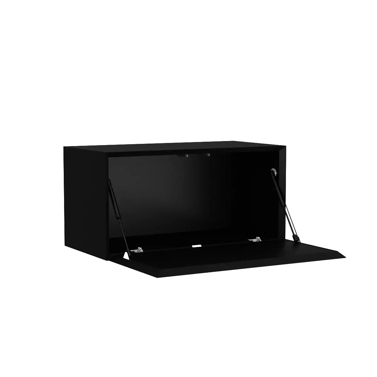 Masterbox® B 80 x H 40 cm Klappe nach unten öffnend, Schwarz