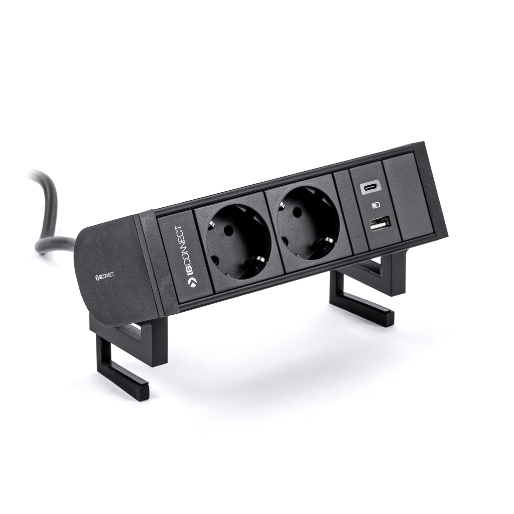 Aufklemm-Steckdose Masterlift® Flex schwarz