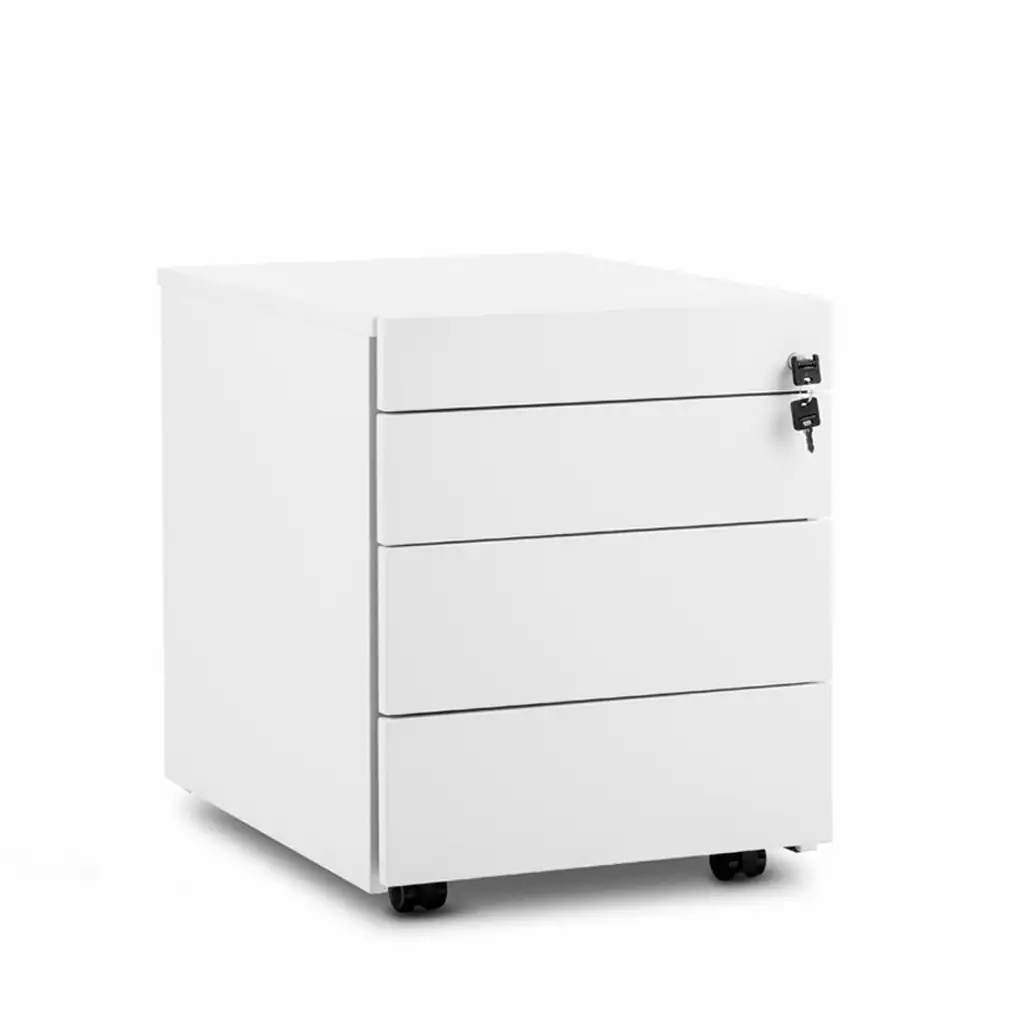 Büro-Rollcontainer SQ Inwerk, Weiss