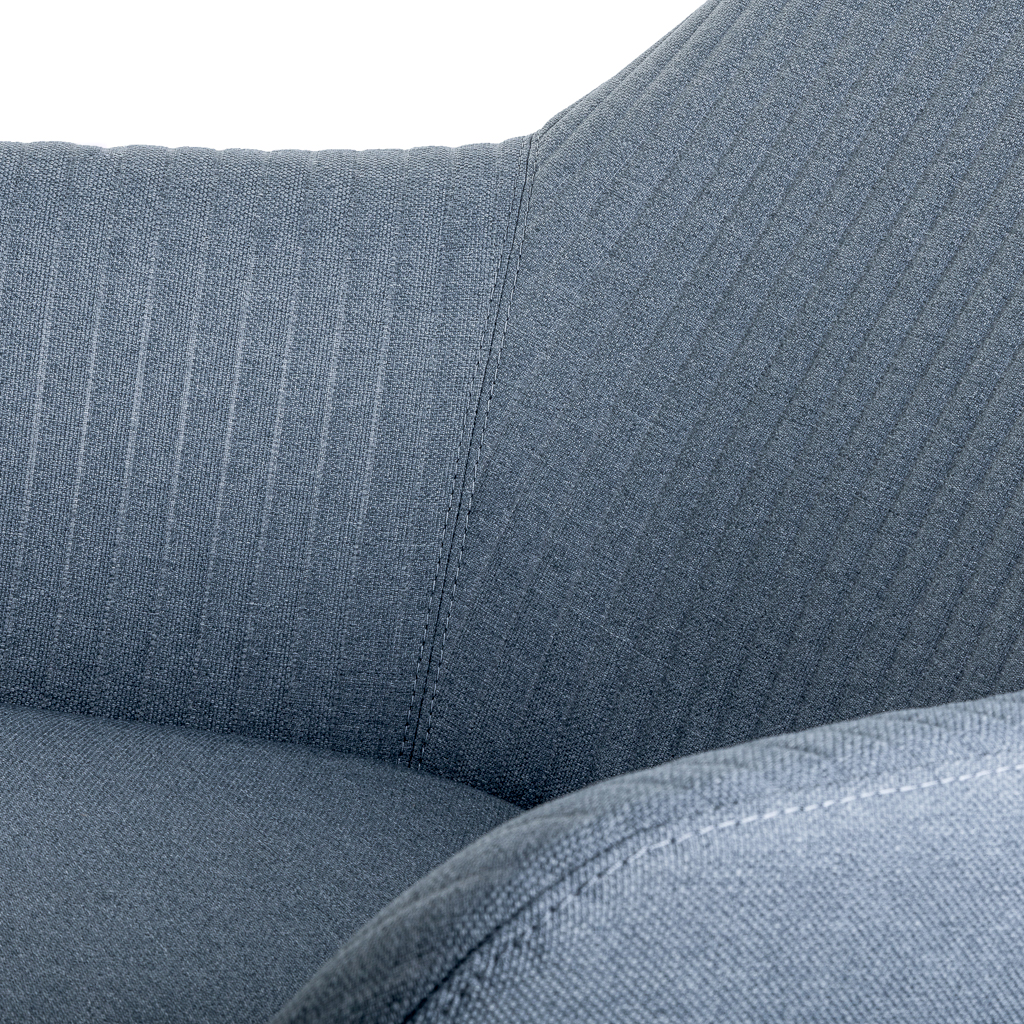 Konferenzstuhl Melow Armchair in Graublau