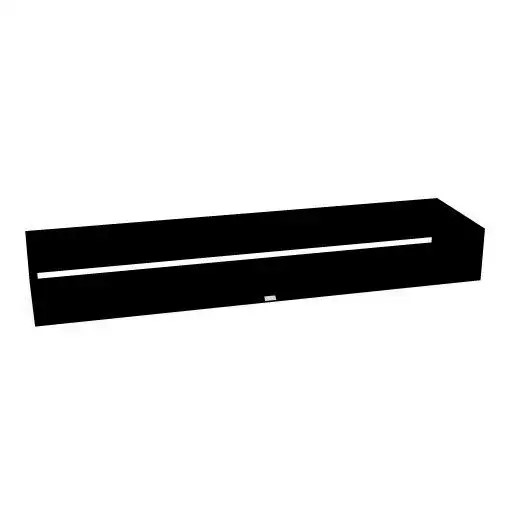 Masterbox® B 160 x H 20 cm offen, Schwarz