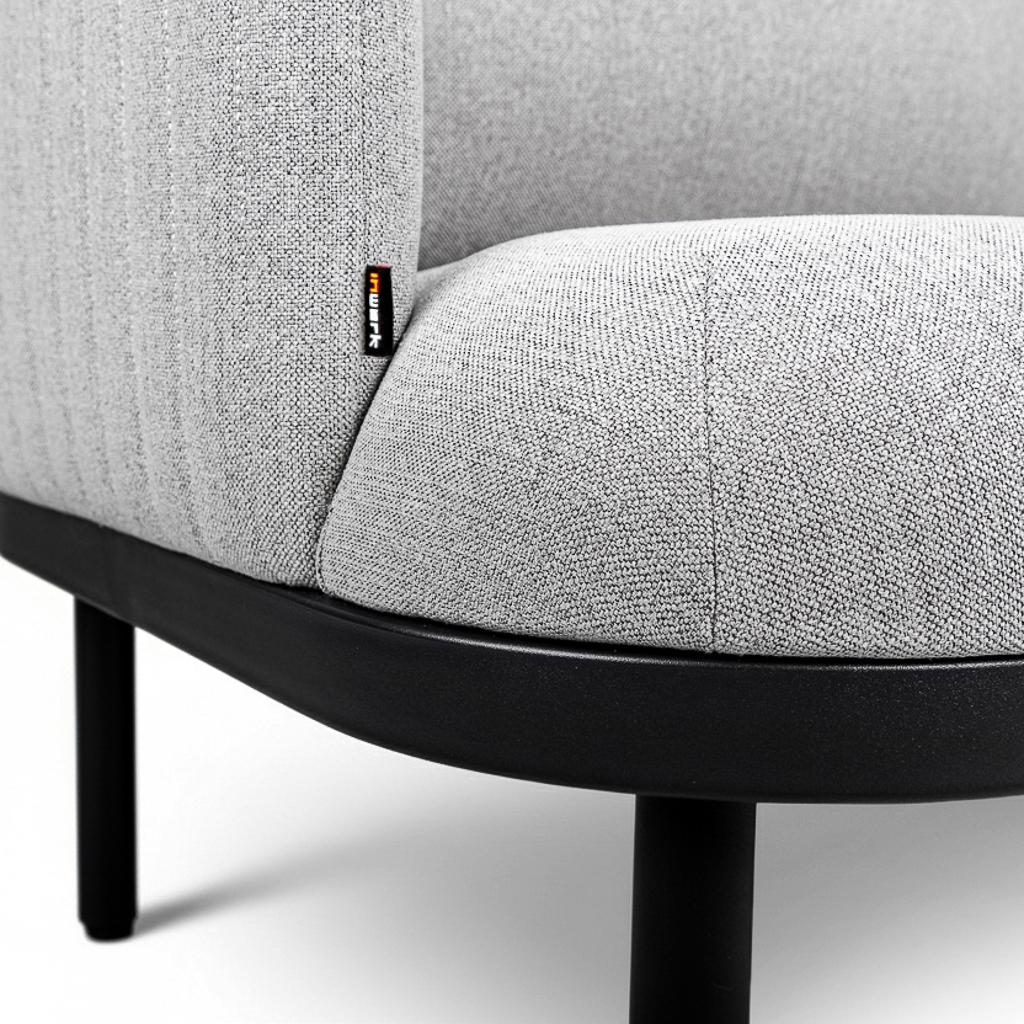 2-Sitzer Sofa EcoLounge, grau