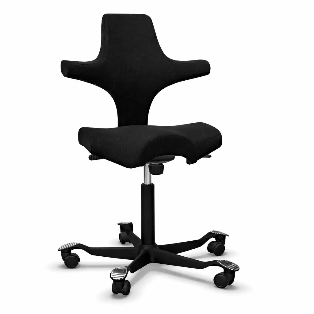HAG Capisco 8106 Bürostuhl Sattelsitz, Schwarz