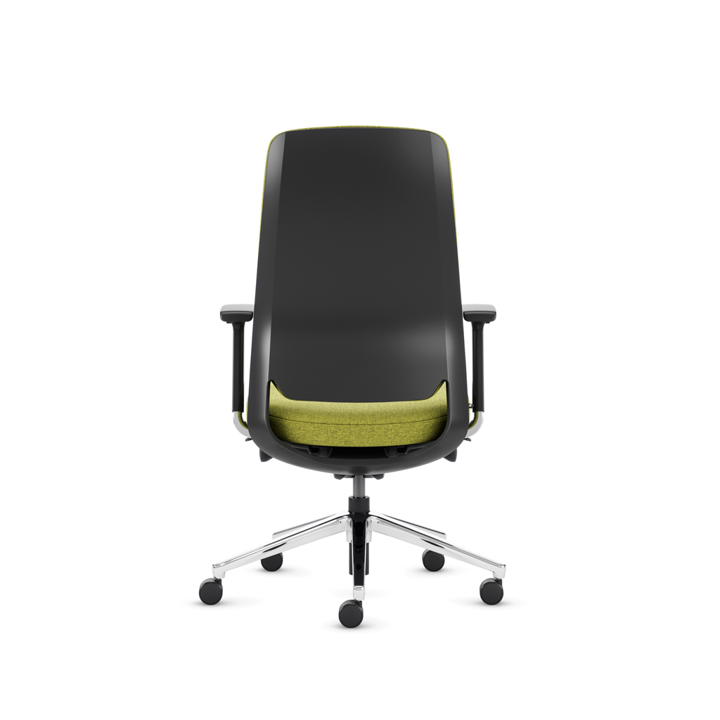 Teamo® Plush - Ergonomischer Bürostuhl, Vollpolster, Schwarz/Grün