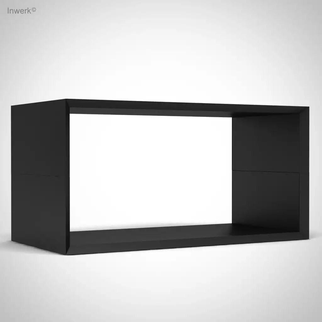 Masterbox® B 80 x H 40 cm offen, Schwarz
