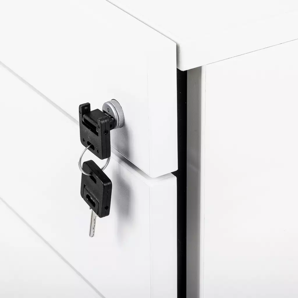 Büro-Rollcontainer SQ Inwerk, Weiss