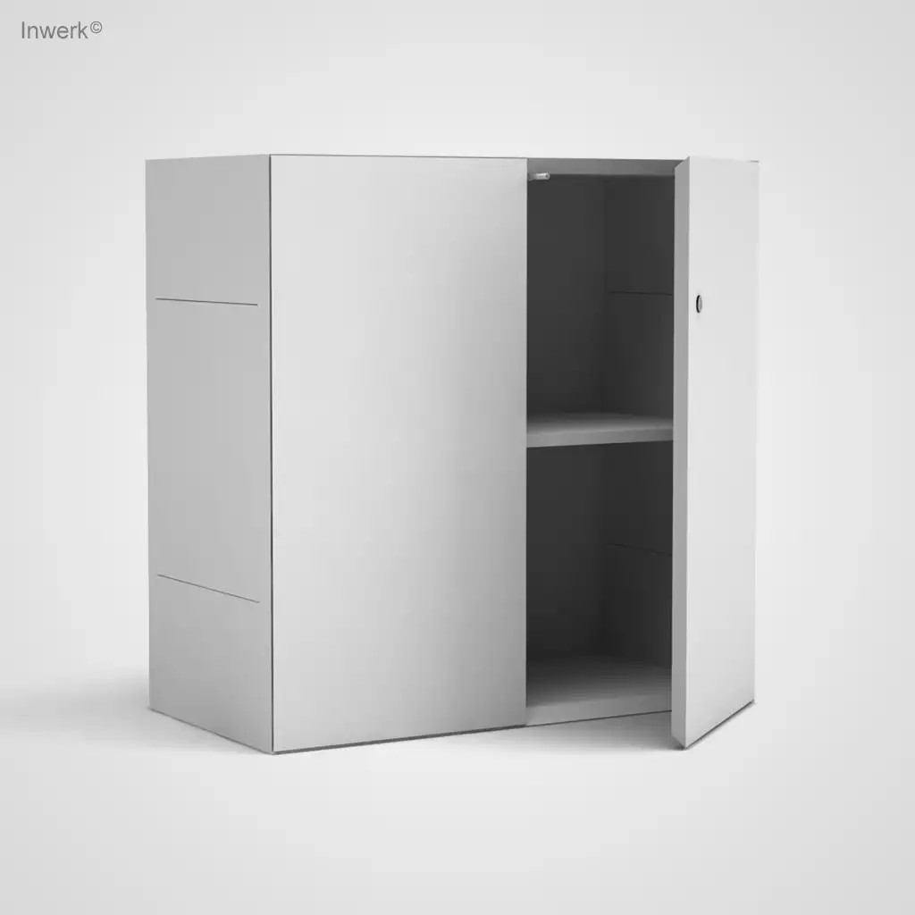 Masterbox® B 80 x H 80 cm 2 OH, Weiss