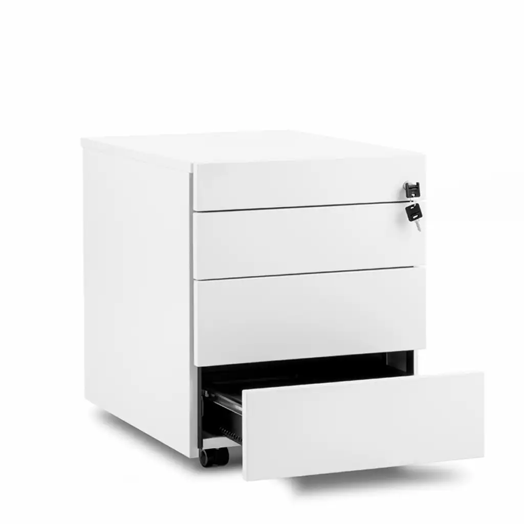Büro-Rollcontainer SQ Inwerk, Weiss