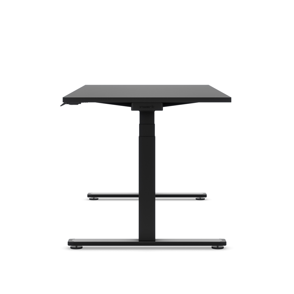 Höhenverstellbarer Schreibtisch Masterlift® Flex Light, Schwarz Dekor/Schwarz 160x80